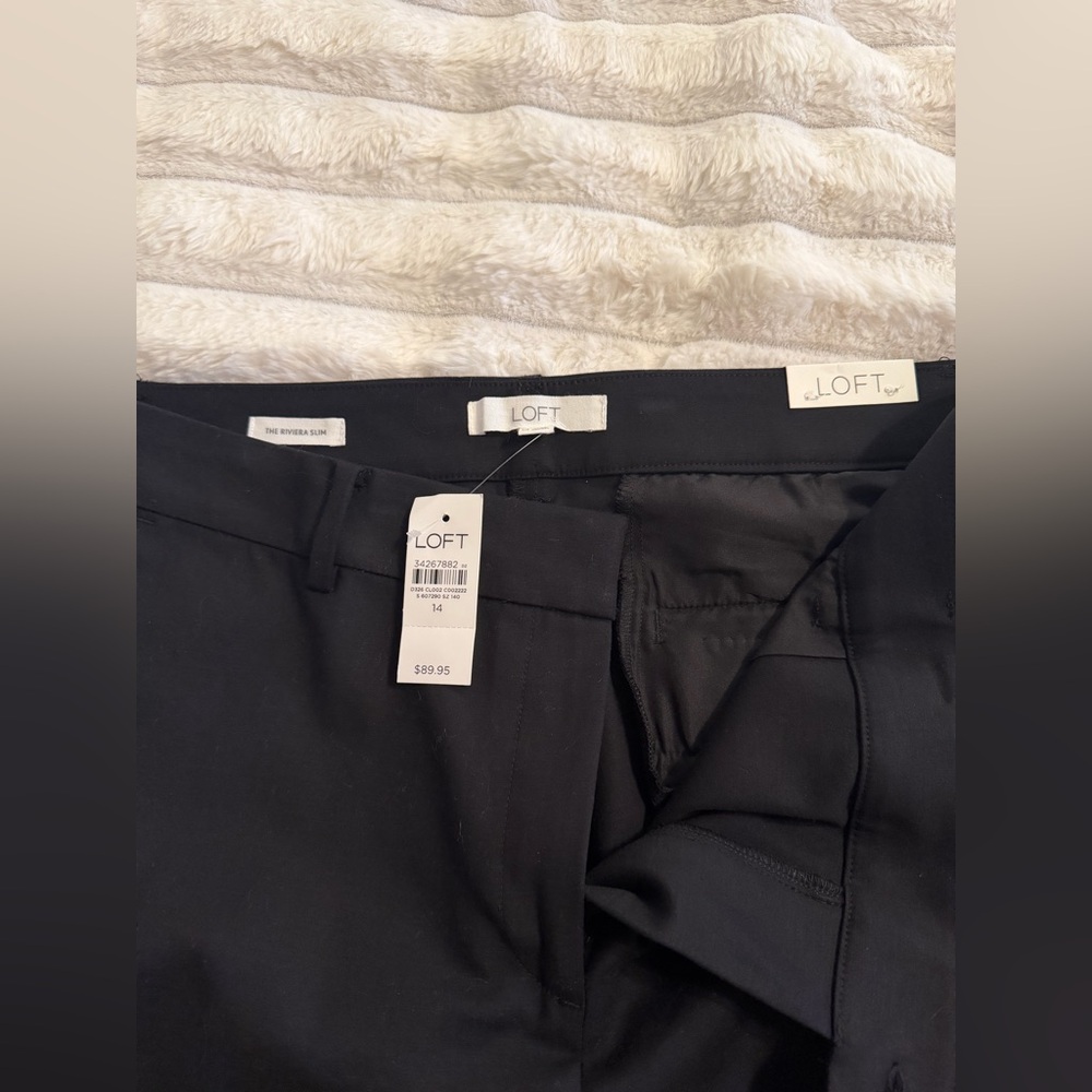 LOFT Black Slim Pants - Picture 2 of 5